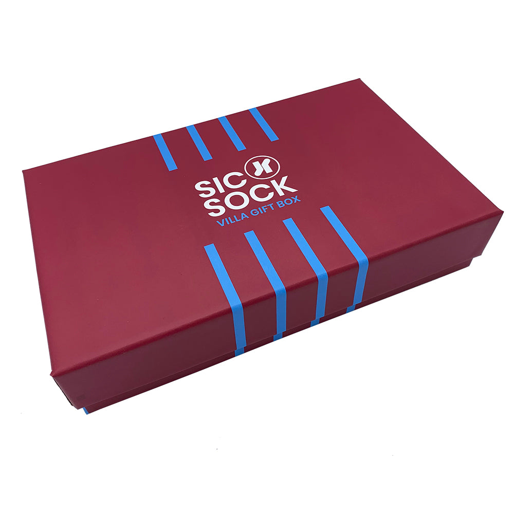 Villa - Retro Shirt Sock Gift Box | Size UK 7 - 11
