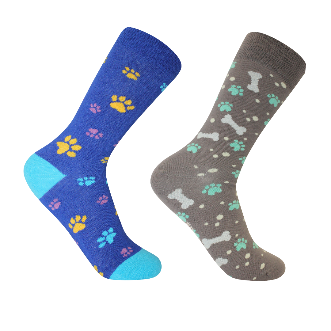 Paws & Bones: Canine Companions Sock Duo Gift Box