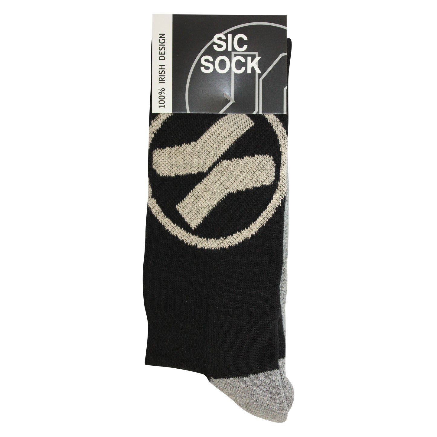 Sicsock - Everyday Max Cushion Crew Socks Black/Beige