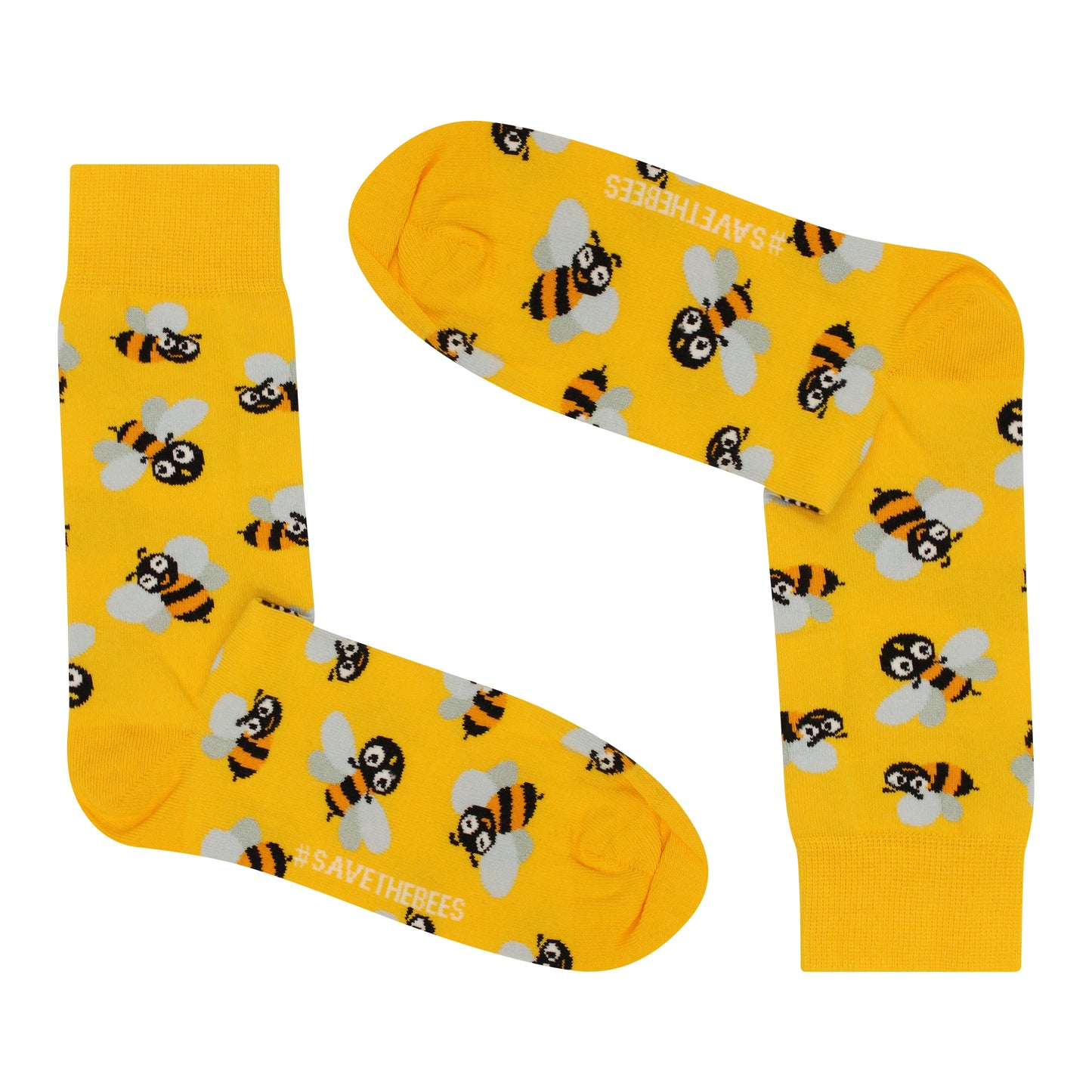 Save The Bees Bumblebee Socks