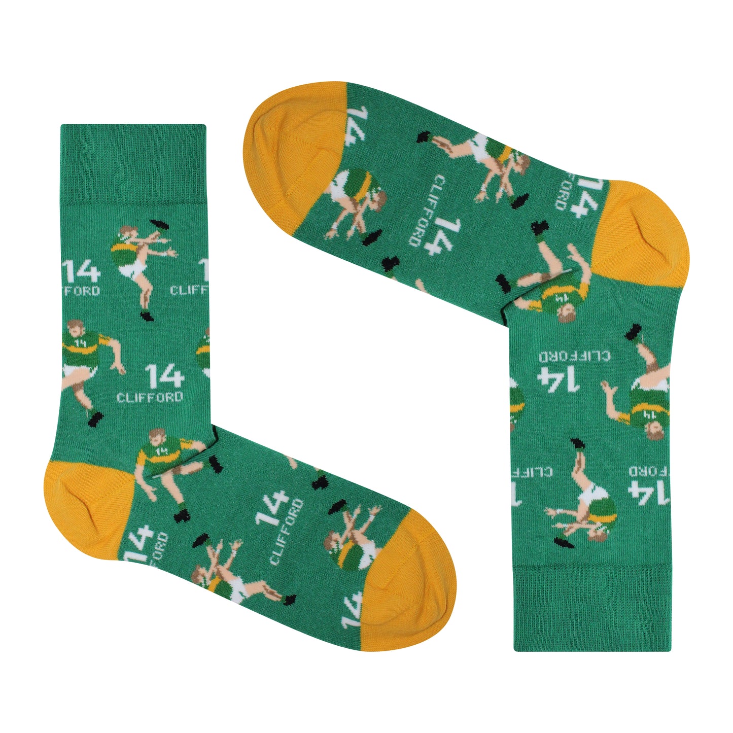 David Clifford 14 Cotton Fan Socks
