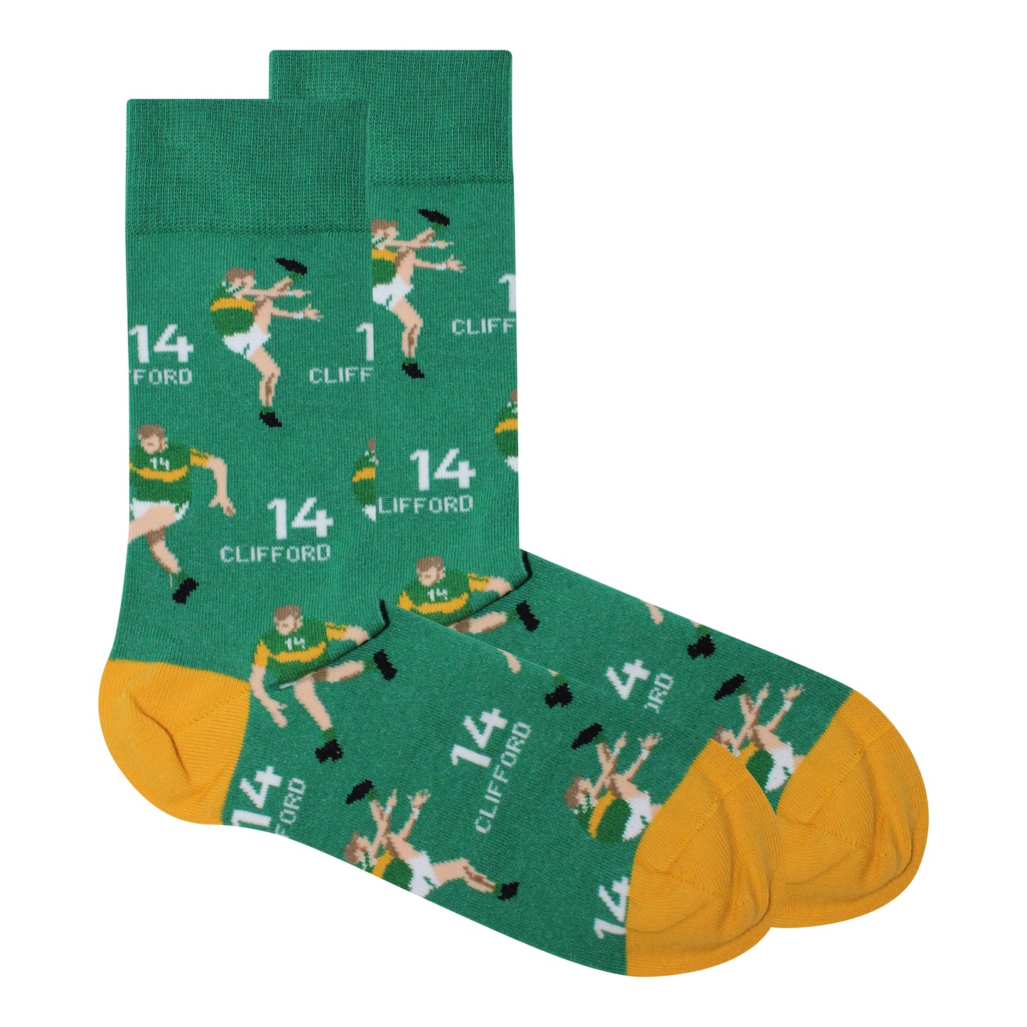 David Clifford 14 Cotton Fan Socks