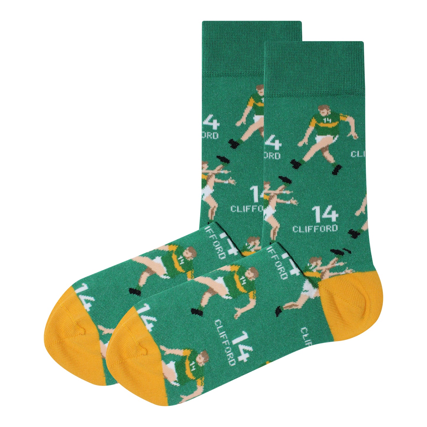 David Clifford 14 Cotton Fan Socks