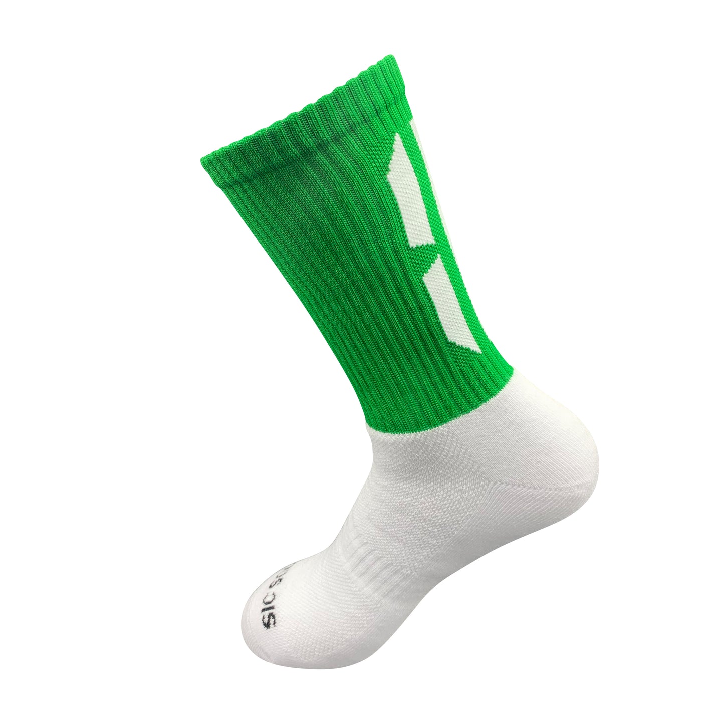Gael-Tek Mid Socks For Gaelic Games | Green & White