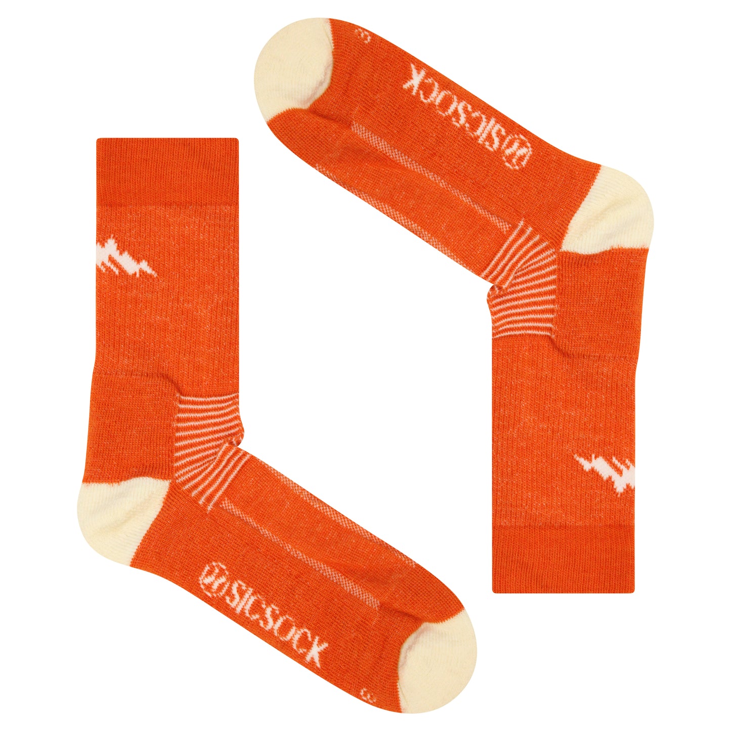 Wild Atlantic Merino Wool Hiking / Walking Socks | Orange