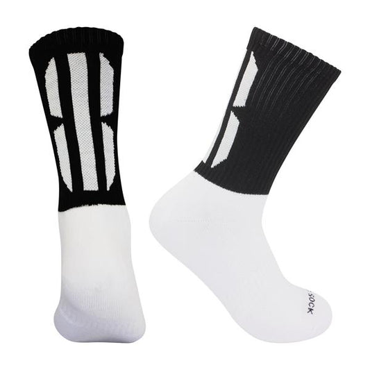 Gael-Tek Mid Socks For Gaelic Games | Black & White