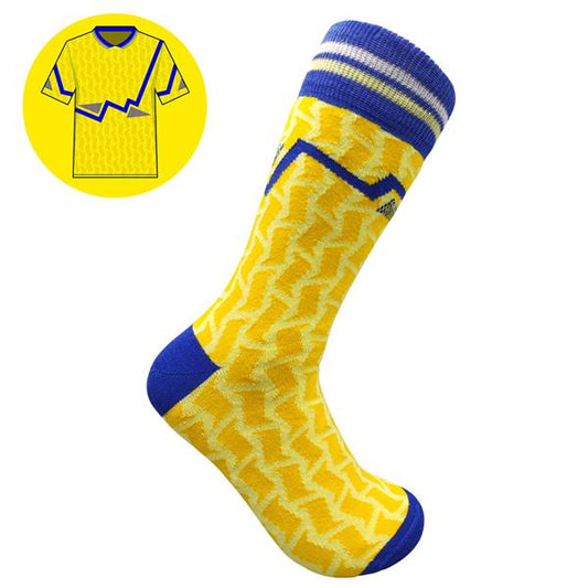 Toffees - Away 90 | Retro Shirt Socks | Yellow | Size UK 7 - 11