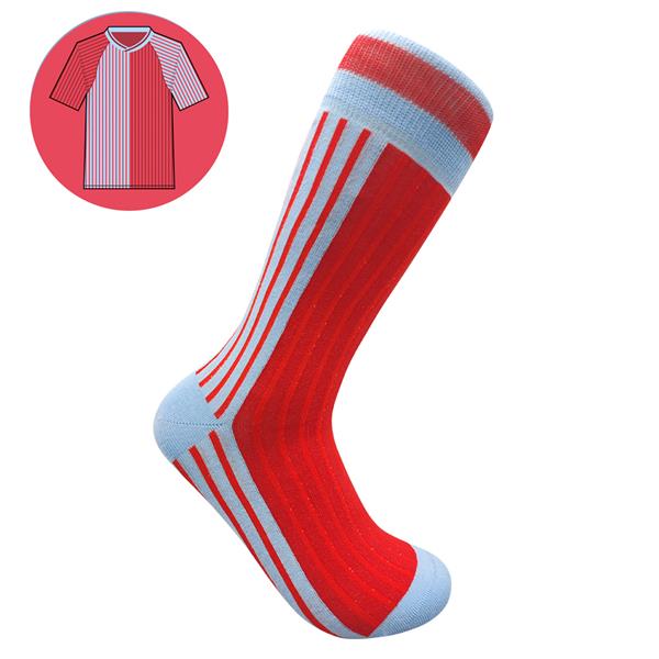 Villa Home 86 Retro Shirt Socks | Size UK 7 - 11