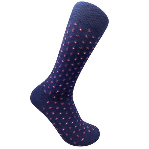 Wild Atlantic Sockenkollektion Luxuriöse marineblaue Multidiamant-Socken