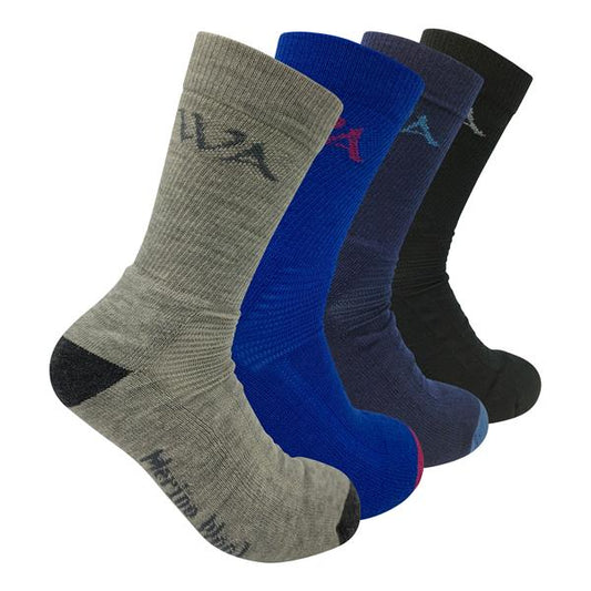 Alpine - Merino Wool Hiking Socks (4 Pack - Womens Bundle) | (UK 4-7)