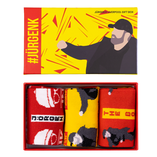 Jurgen Klopp Sock Gift Box | Size UK 7 - 11