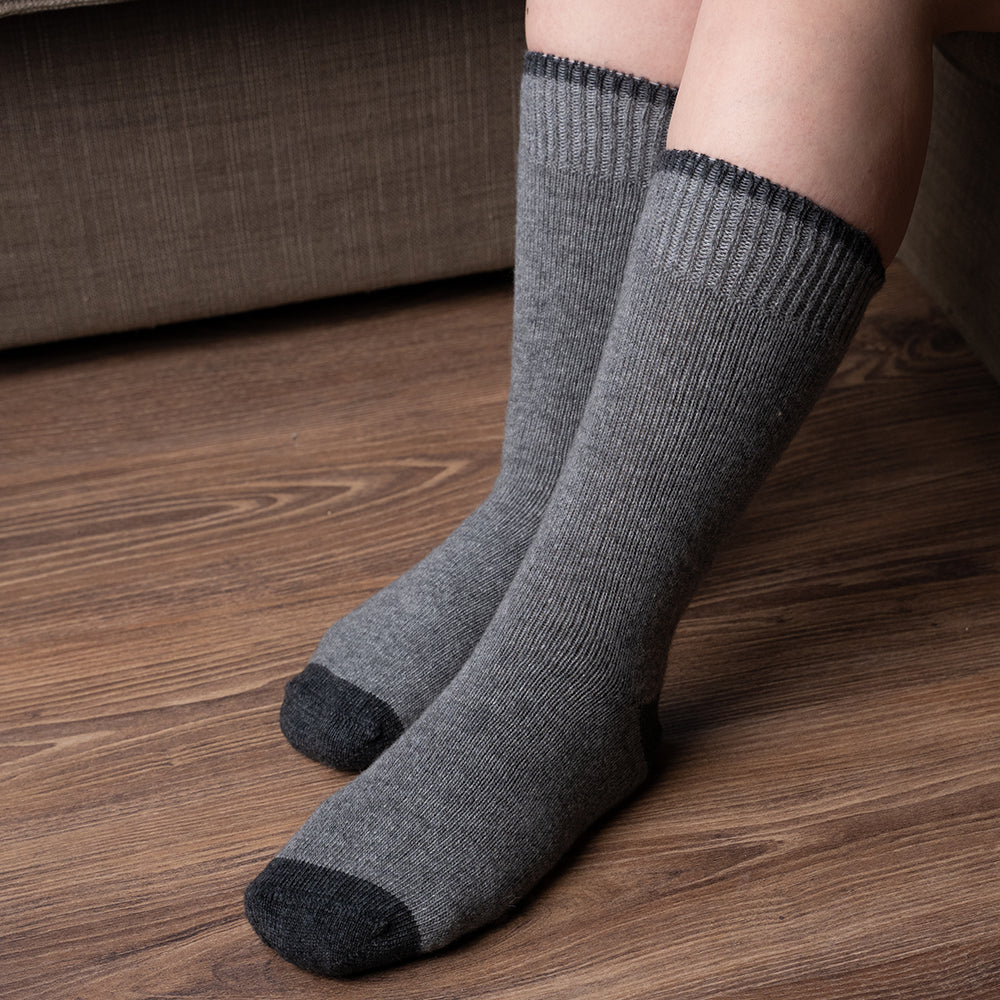Luxury Cashmere Blend Socks Grey | Mens (UK 7-11)