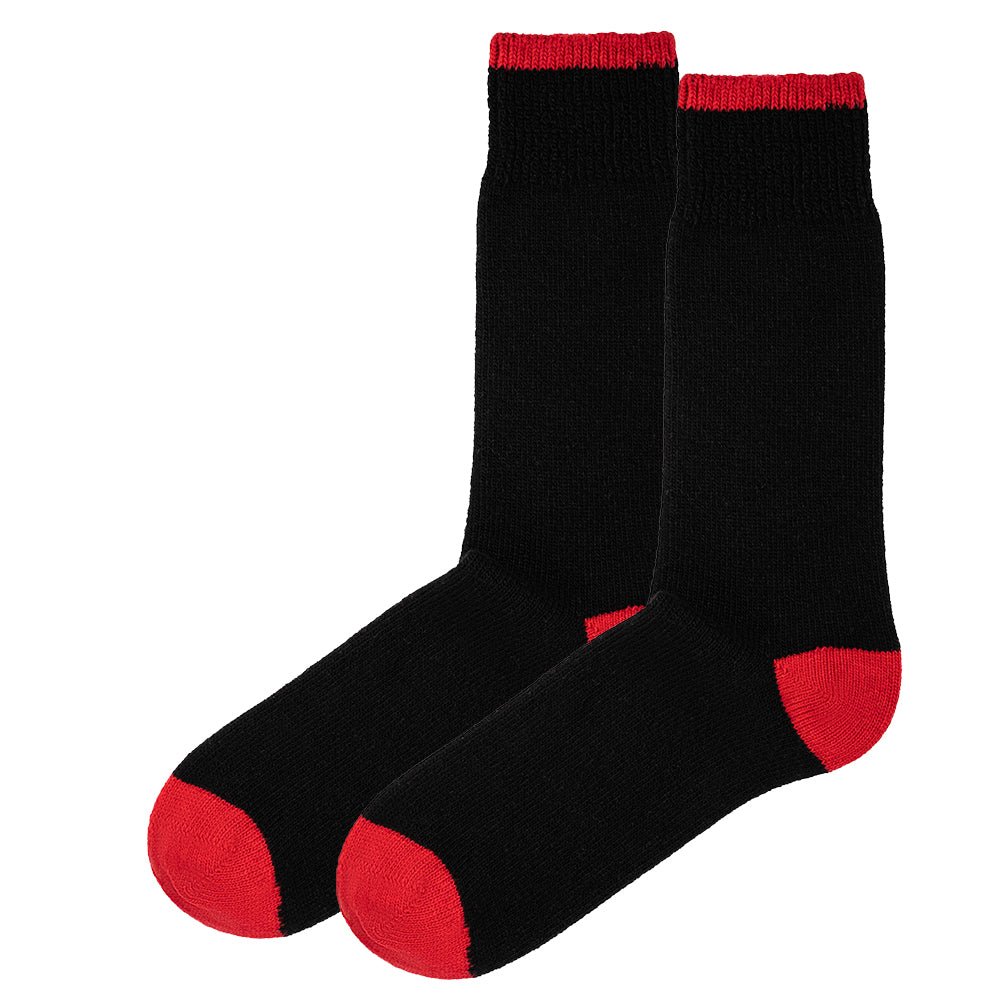 Luxury Cashmere Blend Socks Black | Mens (UK 7-11)