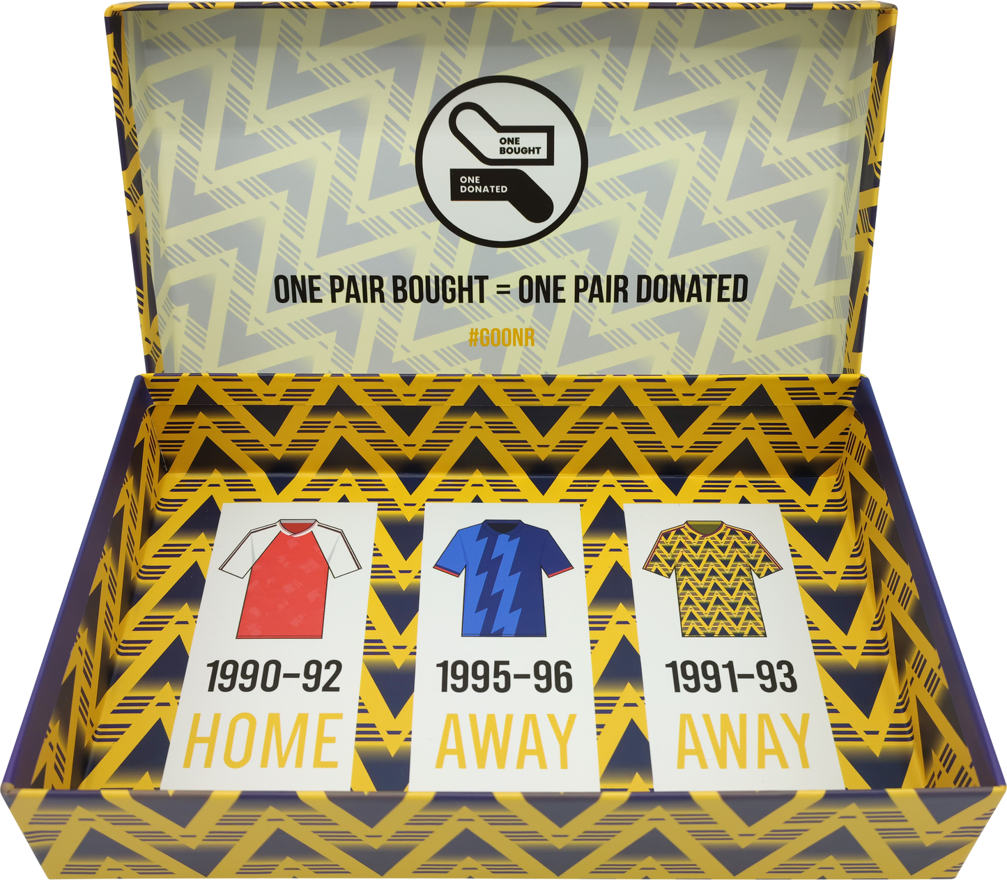 GoonR - Retro Shirt Sock Gift Box | Size UK 7 - 11