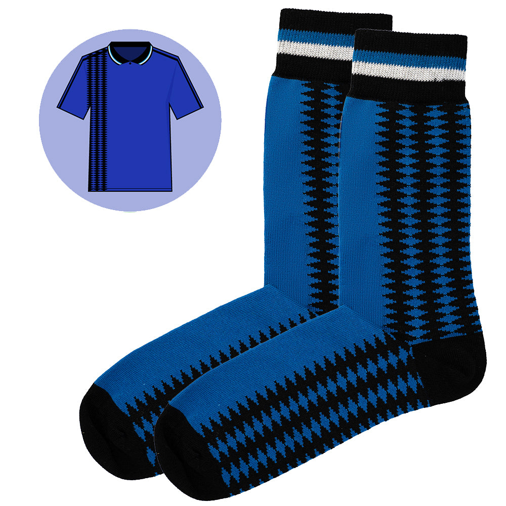 Argentina - Away 94 | Retro Shirt Socks | Blue/Black