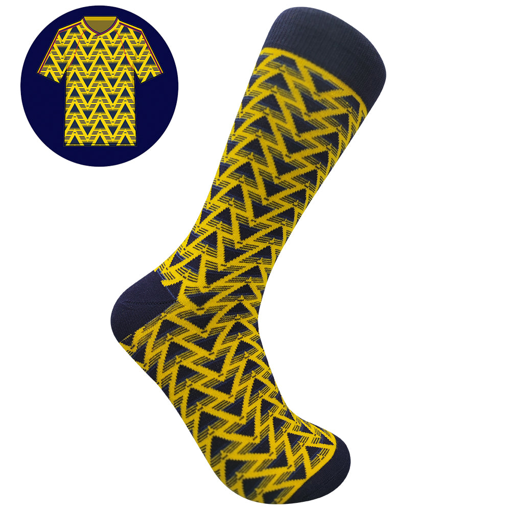 GoonR - Away 91 | Retro Shirt Socks | Bruised Banana