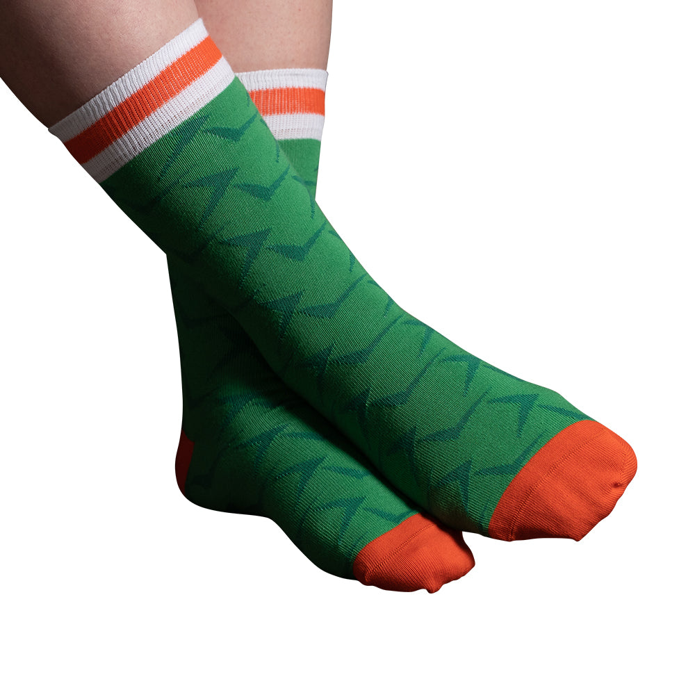 Ireland - Home 90 | Retro Shirt Socks | Green