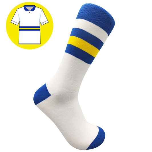 Leeds - Home 94 | Retro Shirt Socks | White