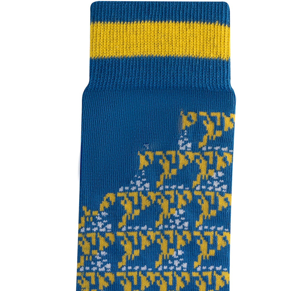 Leeds - Away 94 | Retro Shirt Socks | Blue
