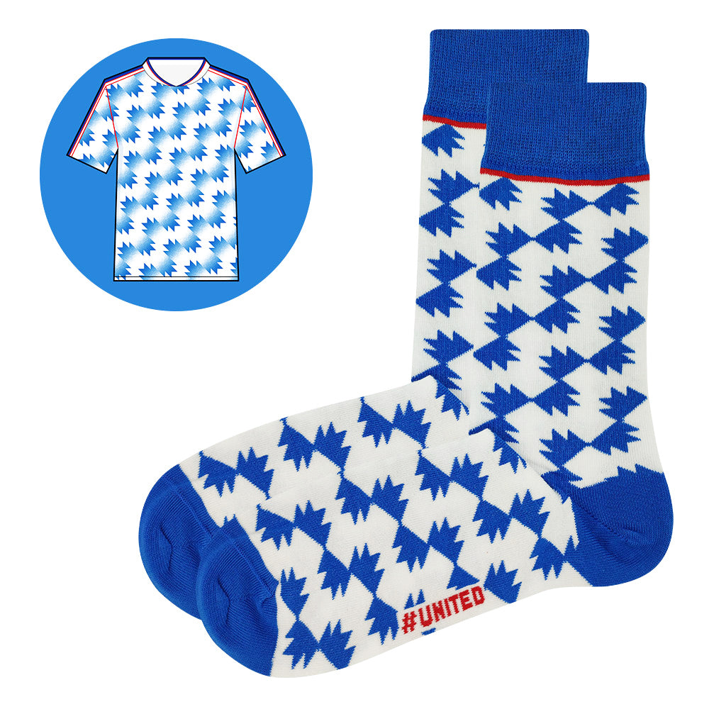 M.Utd - Retro Shirt Sock Gift Box | Size UK 7 - 11