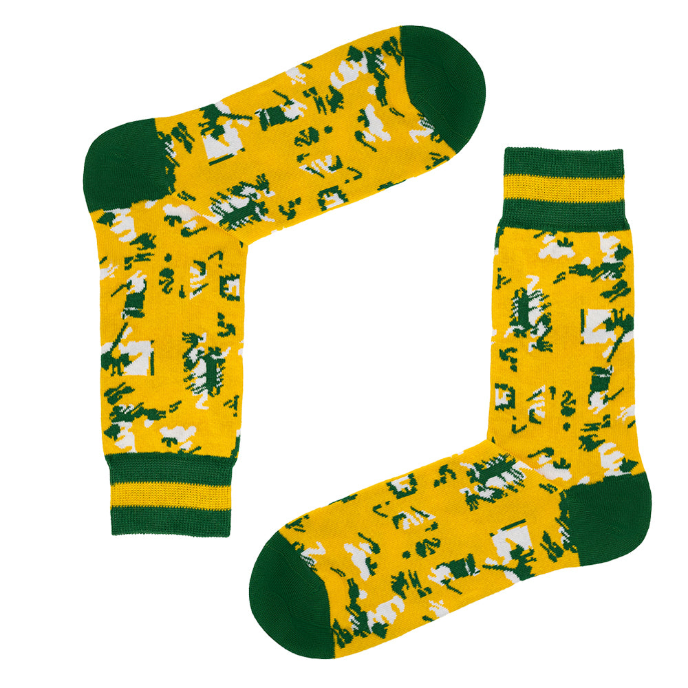 Norwich - Home 94 | Retro Shirt Socks | Yellow