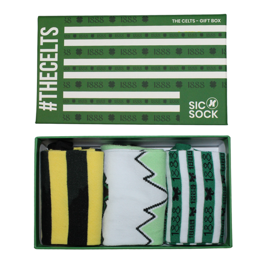 The Celts - Retro Shirt Sock Gift Box | Size UK 7 - 11