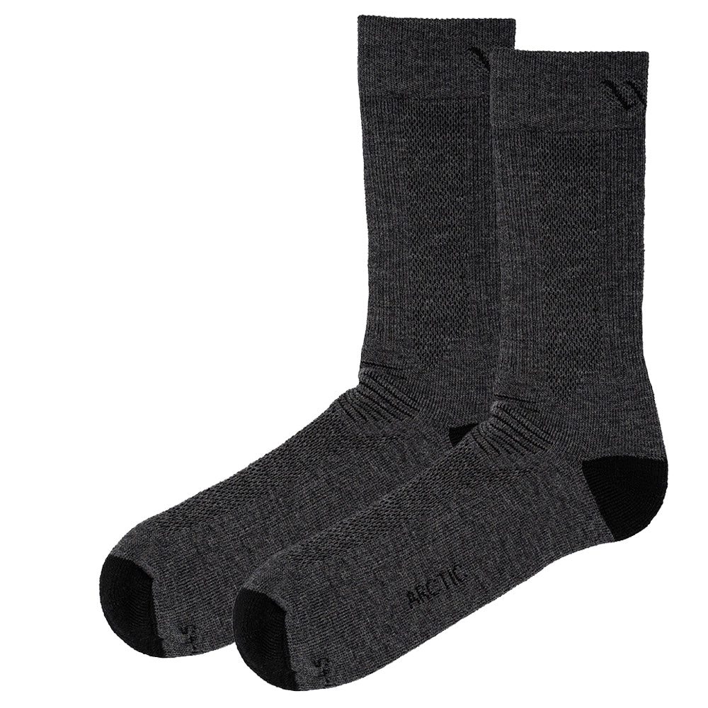 Arctic - Merino Wool Hiking Socks | Extra Thick For Cold Climates | Charcoal | Men (UK 7 - 11)