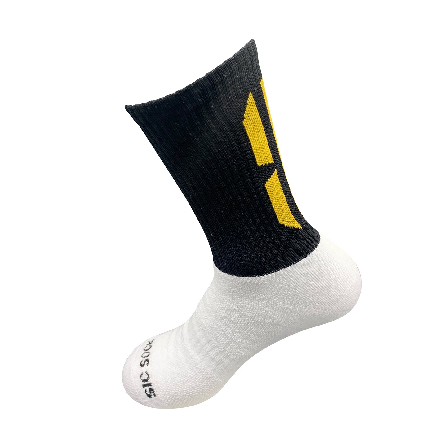 Gael-Tek Mid Socks For Gaelic Games | Black & Gold