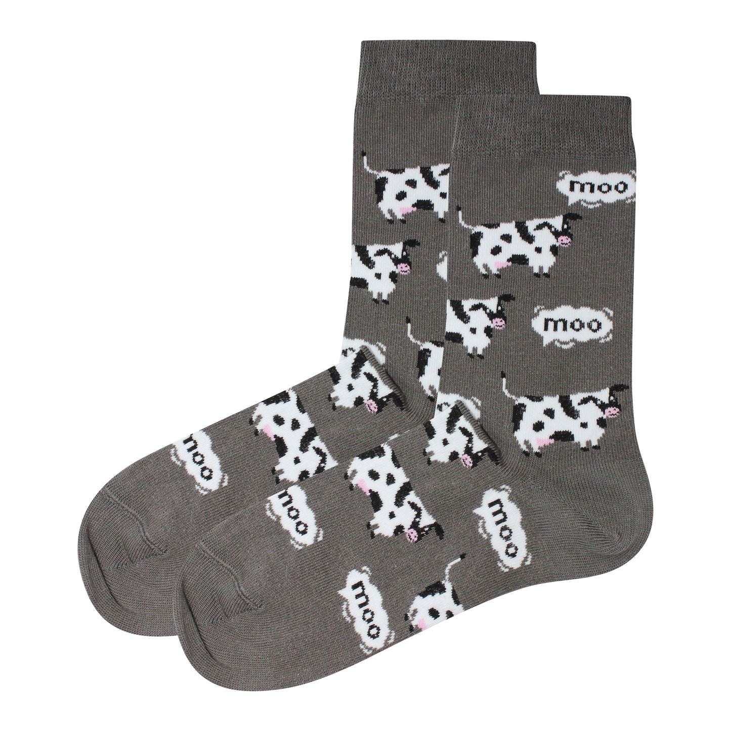 Moo-tiful Cow Print Socks