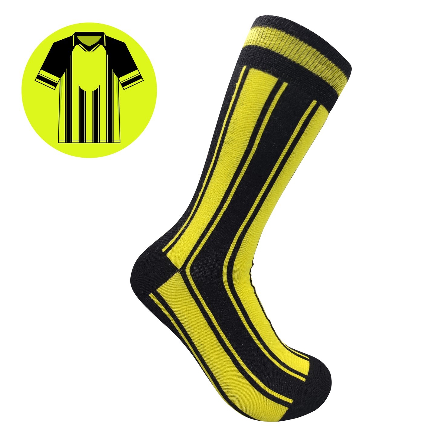 Dortmund Retro Trikot-Socken-Geschenkbox | Größe UK 7 - 11