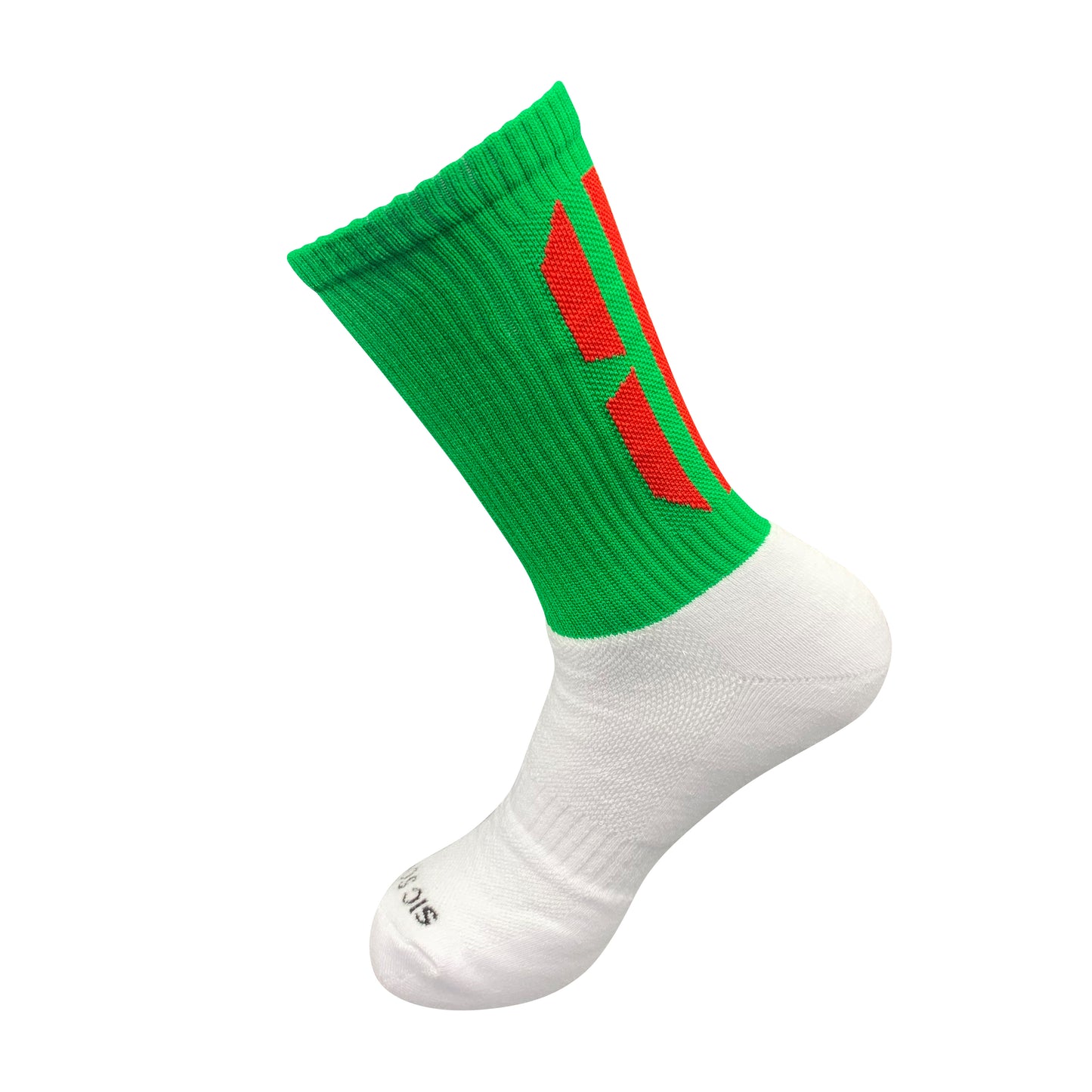 Gael-Tek Mid Socks For Gaelic Games | Green & Red
