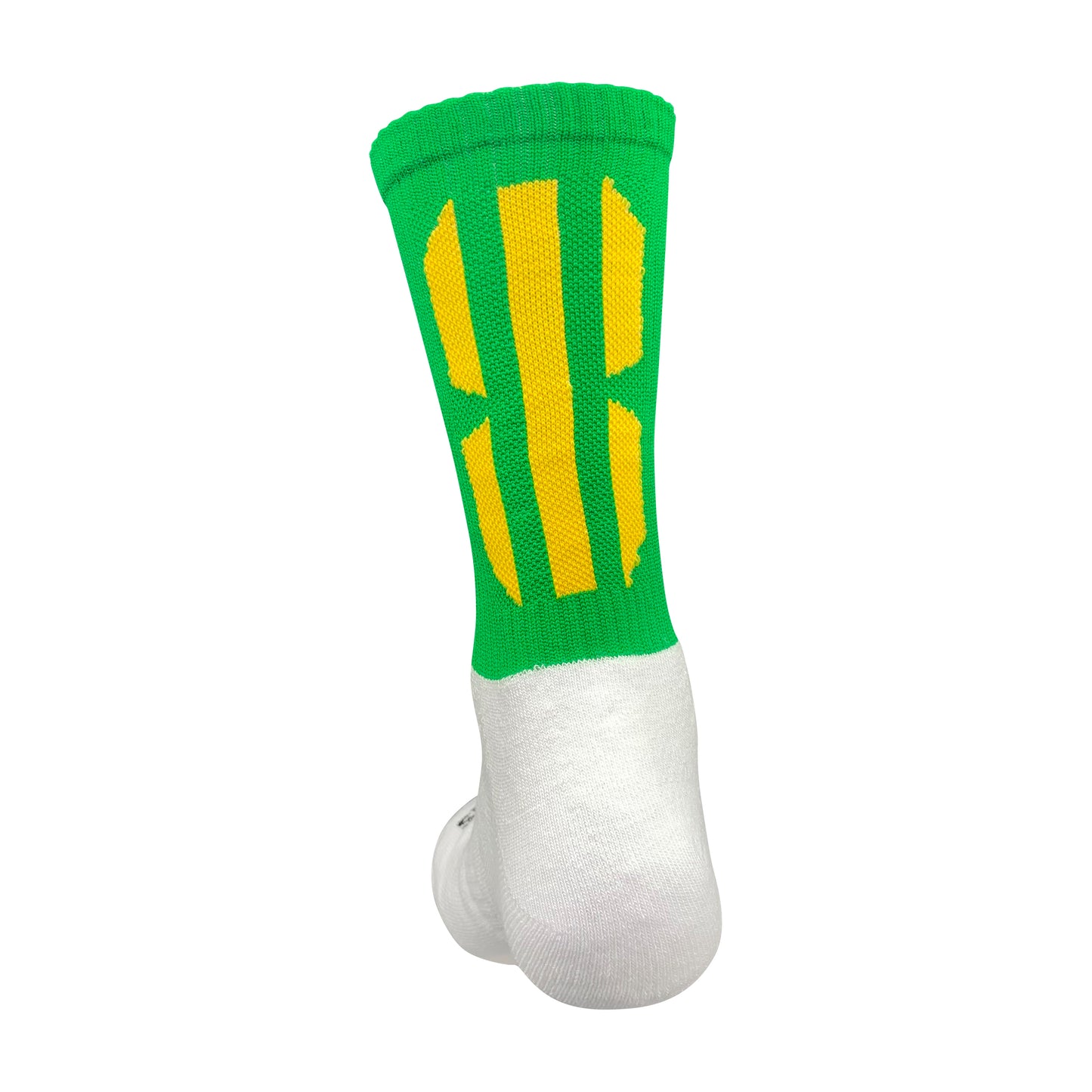 Gael-Tek Mid Socks For Gaelic Games | Green & Gold