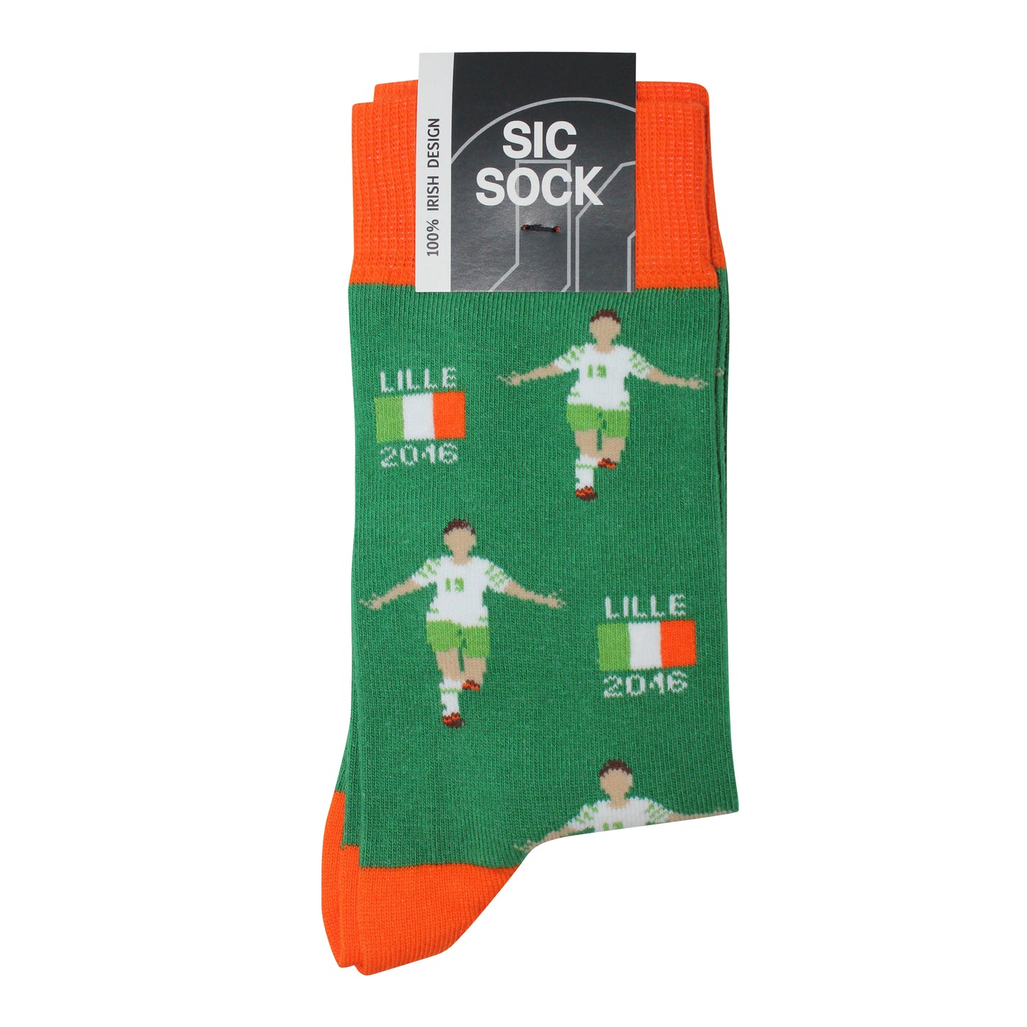 Ireland Euro 2016 | Retro Shirt Socks | Green | Size UK 7 - 11