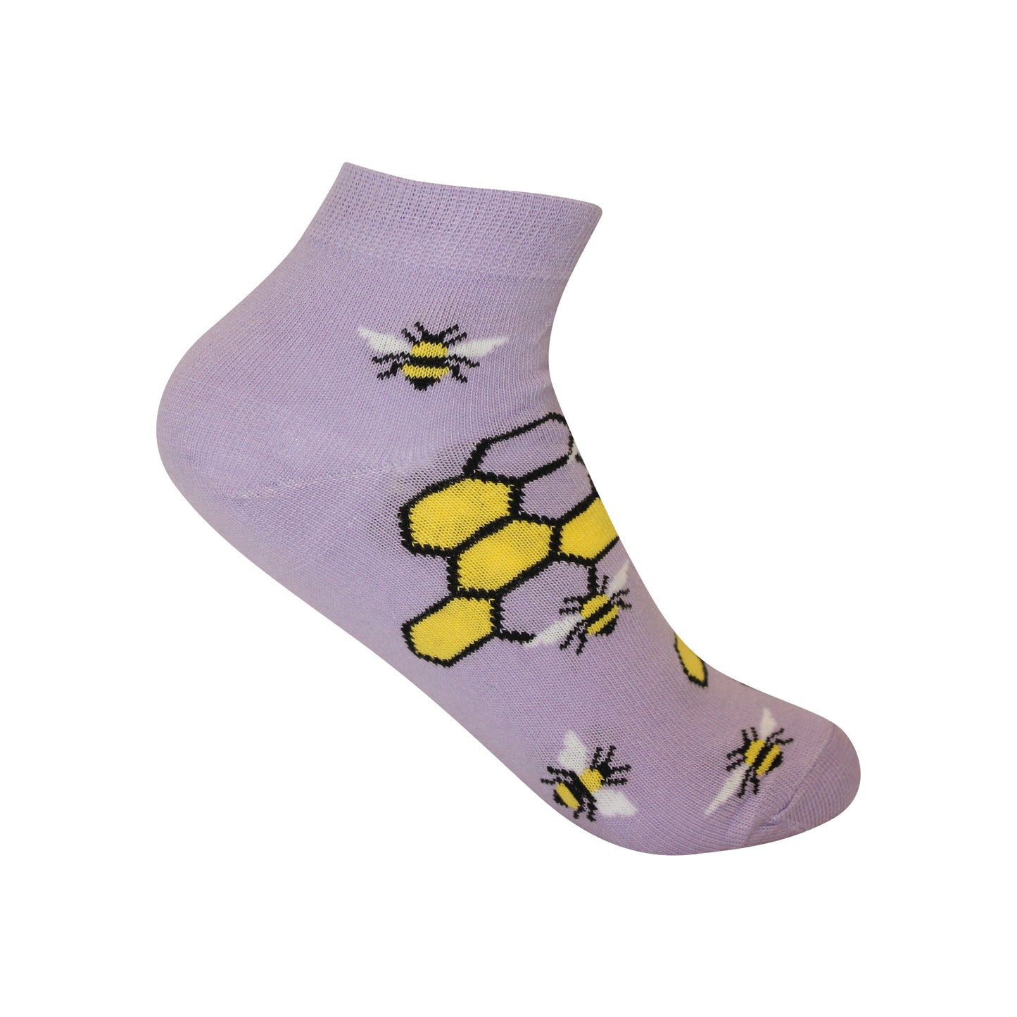 Buzzing Beehive Striped Socks Size UK 12 - 3