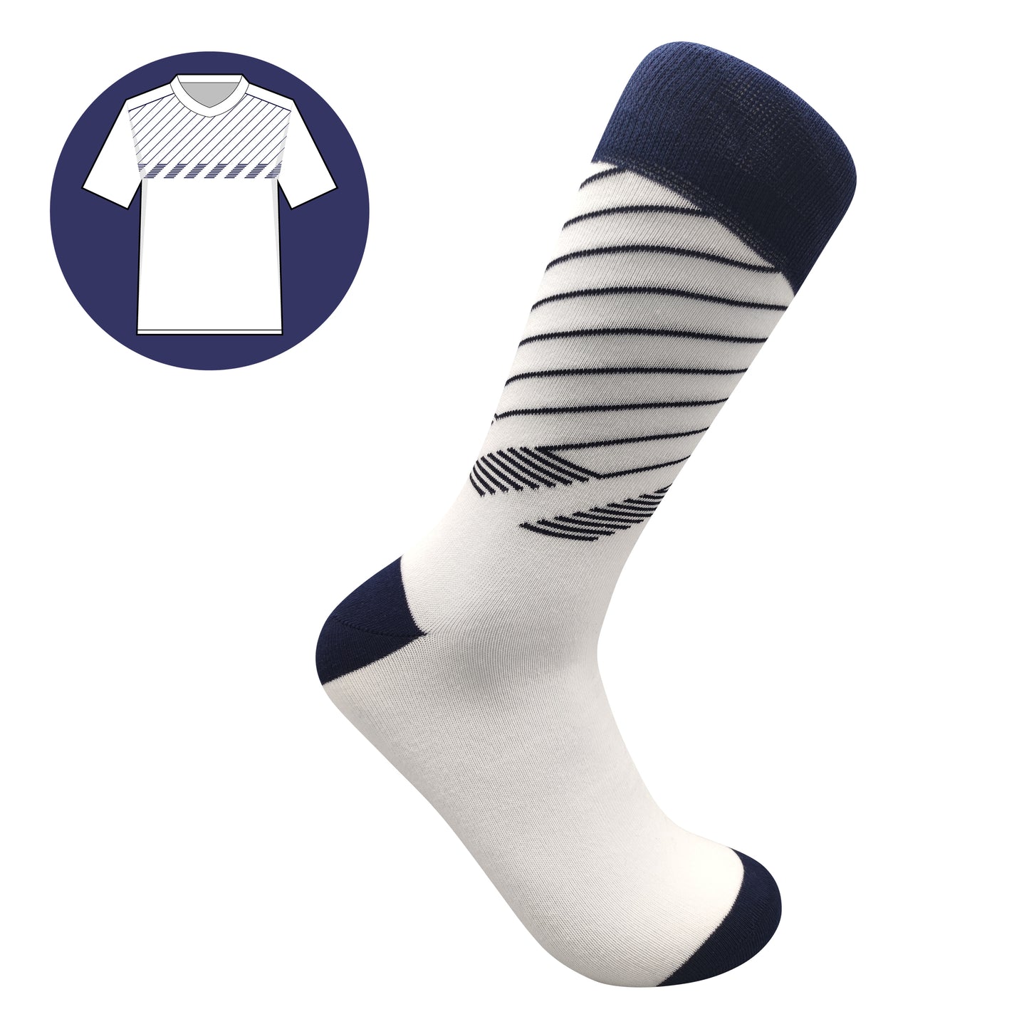 Tottenham - Retro Shirt Sock Gift Box | Size UK 7 - 11