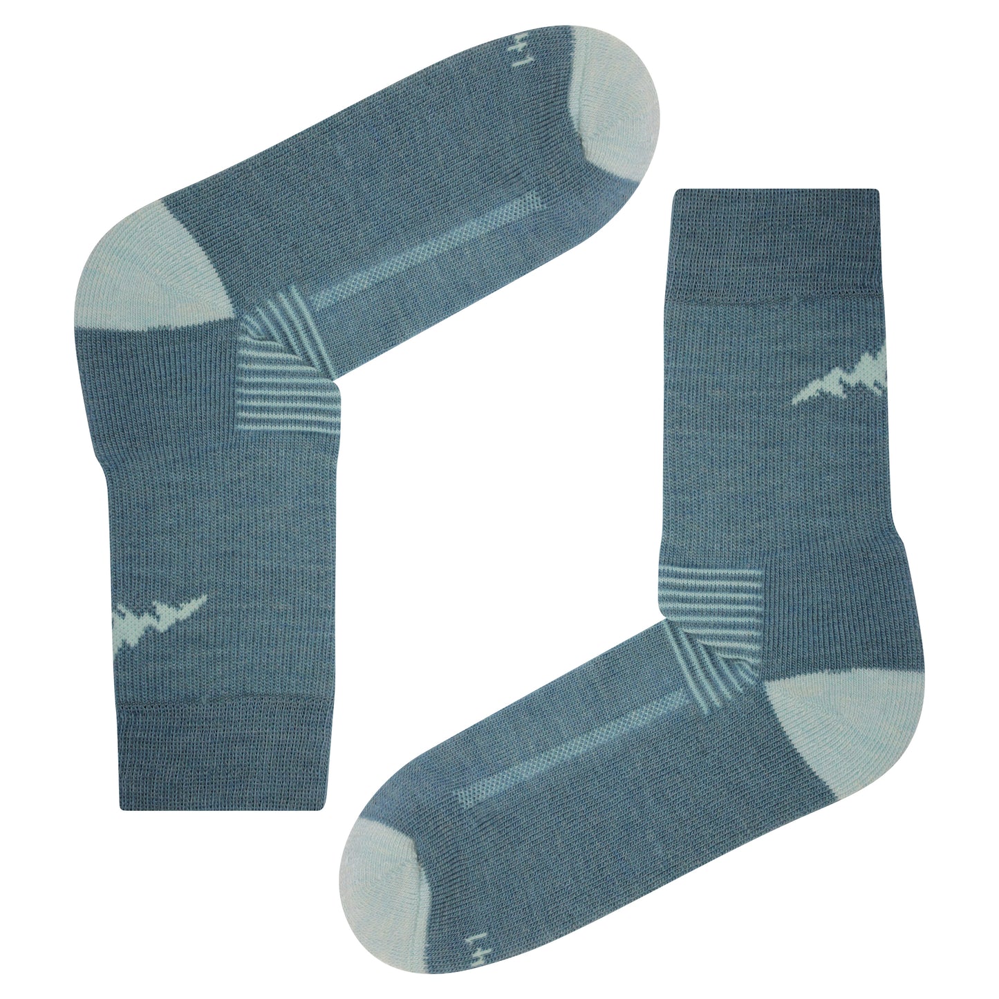 Wild Atlantic Merino Wool Hiking / Walking Socks | Light Blue