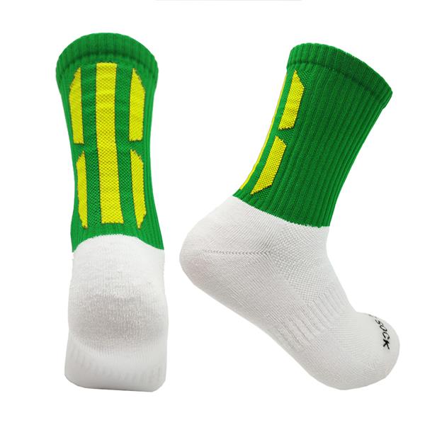 Gael-Tek Mid Socks For Gaelic Games | Green & Gold