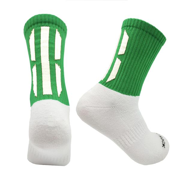 Gael-Tek Mid Socks For Gaelic Games | Green & White