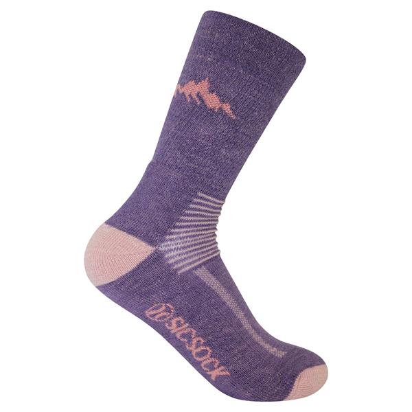 Wild Atlantic Merino Wool Hiking / Walking Socks | Purple