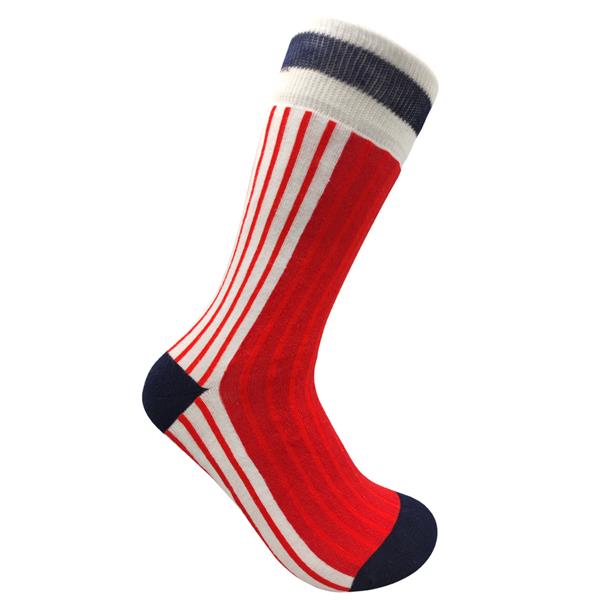 Denmark - Home 86 | Retro Shirt Socks | Red / White