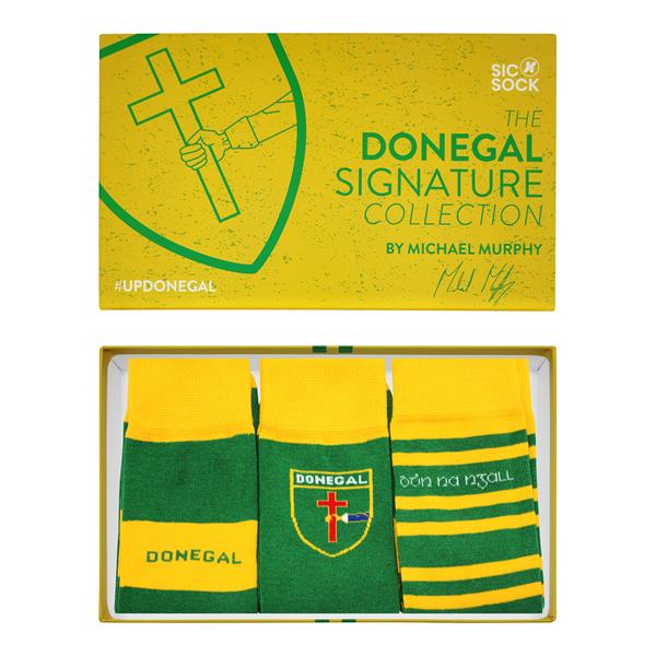 Donegal Retro Sock Gift Box | Signed By Michael Murphy | Size UK 7 - 11
