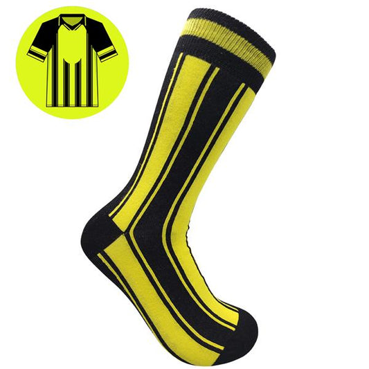 Dortmund - Home 96 | Retro Shirt Socks | Yellow | Size UK 7 - 11