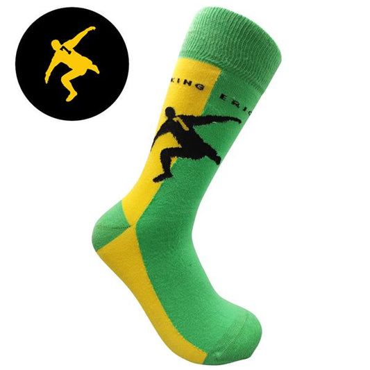 King Eric - M.Utd | Socks | Yellow / Green